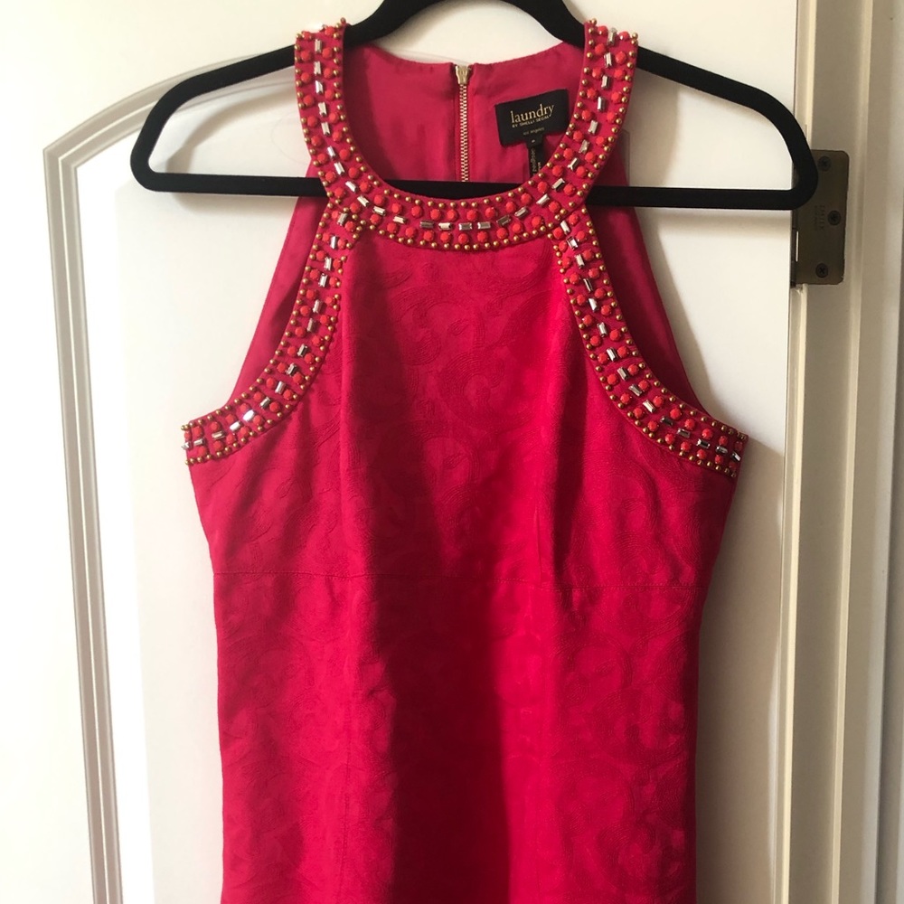 Laundry by Shelli Segal Pink Gem dress